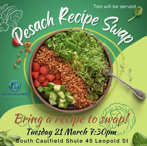 Banner Image for  Pesach Recipe Swap